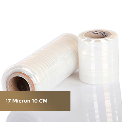 17 Micron 10 CM Dilimlenmiş Streç Film
